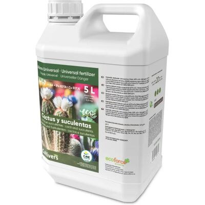CULTIVERS Organischer Kakteendünger 5L - Dünger für Kakteen & Sukkulenten CULTIVERS Organischer Kakteendünger 5L - Dünger für Kakteen & Sukkulenten
