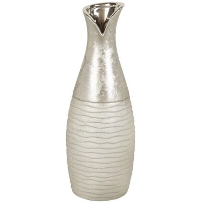 Vase en céramique argenté Romimex - Vase Vase en céramique argenté Romimex - Vase