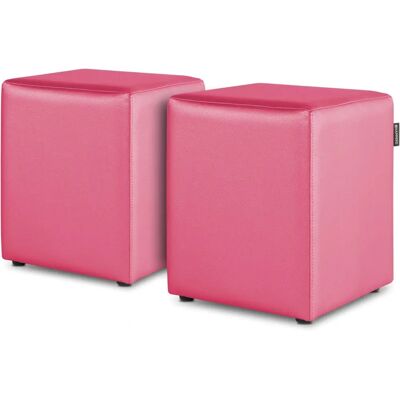 Happers Puff Cubo Fucsia - Accesorio de mobiliario Happers Puff Cubo Fucsia - Accesorio de mobiliario