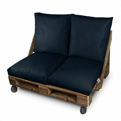Happers - Cojín Multiusos para Suelo, Respaldo o Asiento - 60x60 - Azul Exterior Happers - Cojín Multiusos para Suelo, Respaldo o Asiento - 60x60 - Azul Exterior