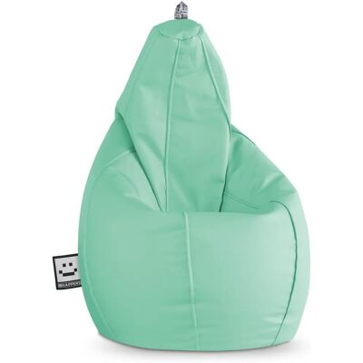 HAPPERS Menta XL Puf de Cuero Sintético - Pouf HAPPERS Menta XL Puf de Cuero Sintético - Pouf