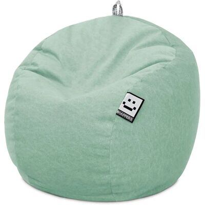 Happers Puff Terciopelo Vintage Menta - Suave, Fácil de Limpiar, Multiuso Happers Puff Terciopelo Vintage Menta - Suave, Fácil de Limpiar, Multiuso