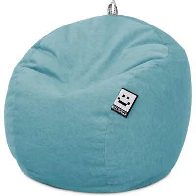 Happers - Puff Terciopelo Vintage Turquesa - Asiento Happers - Puff Terciopelo Vintage Turquesa - Asiento