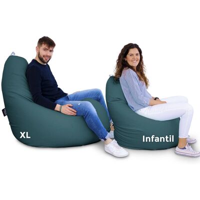 Happers Puff Relax Glaciar XL - Puff Happers Puff Relax Glaciar XL - Puff
