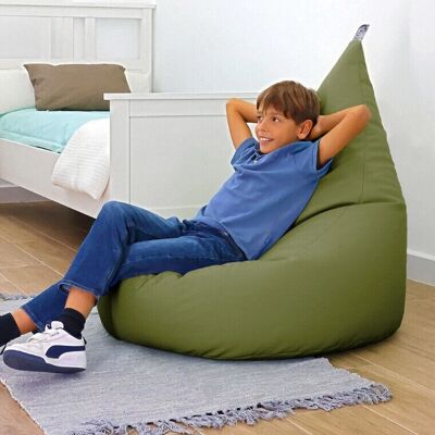 HAPPERS Pouf Kaki - Versátil para Interior y Exterior - Para Niños y Adultos HAPPERS Pouf Kaki - Versátil para Interior y Exterior - Para Niños y Adultos