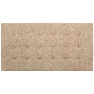 Cabecero marrón de poliéster Decowood - 160x80cm - Cabecero Cabecero marrón de poliéster Decowood - 160x80cm - Cabecero