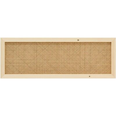 Cabecero de madera natural con fibra de ratán - 200x60 cm Cabecero de madera natural con fibra de ratán - 200x60 cm