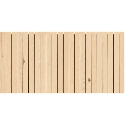 Decowood Tête de lit en bois naturel - 160x80cm - Beige - Publicité Decowood Tête de lit en bois naturel - 160x80cm - Beige - Publicité