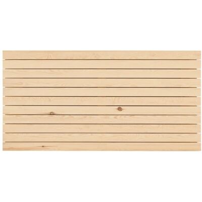 Cabecero de madera natural Decowood - Lamas horizontales - 200x80cm - Cama 180/190 Cabecero de madera natural Decowood - Lamas horizontales - 200x80cm - Cama 180/190