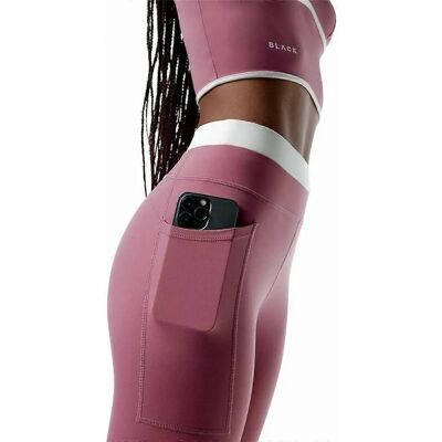 Pantalones Rosa Black Limba - Cintura Alta, Bolsillos Laterales, Sujeción Alta - Pantalones y Mallas Pantalones Rosa Black Limba - Cintura Alta, Bolsillos Laterales, Sujeción Alta - Pantalones y Mallas