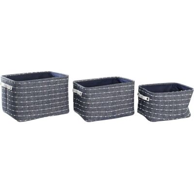 Fijalo Model DC194291 - Zestaw 3 koszy z poliestru - Basket Set Fijalo Model DC194291 - Zestaw 3 koszy z poliestru - Basket Set