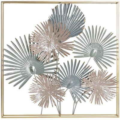 Fijalo - Metalowa Dekoracja Ścienna - 90x7x90 cm - Wielokolorowa Fijalo - Metalowa Dekoracja Ścienna - 90x7x90 cm - Wielokolorowa