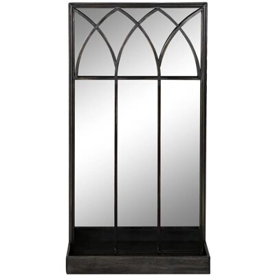 FIJALO Modelo ES180297 - Espejo de Metal Negro 40x12x80cm FIJALO Modelo ES180297 - Espejo de Metal Negro 40x12x80cm