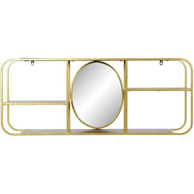 Fijalo Fijalo 100x18x40 Gold Metall Spiegelregal - Spiegelregal Fijalo Fijalo 100x18x40 Gold Metall Spiegelregal - Spiegelregal