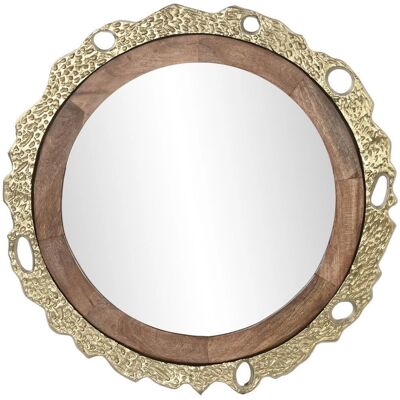 Fijalo Fijalo Aluminum Mango Mirror - 78.5x2.5x78.5cm Fijalo Fijalo Aluminum Mango Mirror - 78.5x2.5x78.5cm