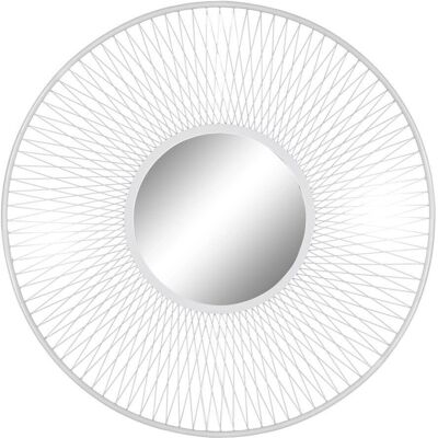 Fijalo Biały Metalowy Lustro 90x2x90 - Lustro Fijalo Biały Metalowy Lustro 90x2x90 - Lustro