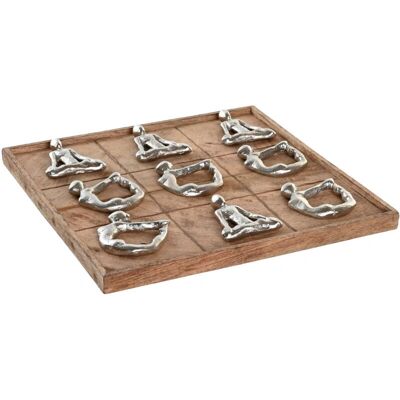 Fijalo Modelo JM205237 - Juego de Mesa Mango Aluminio - Tres en Raya Fijalo Modelo JM205237 - Juego de Mesa Mango Aluminio - Tres en Raya