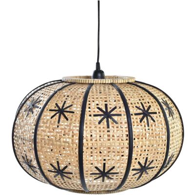 Fijalo Model LA197153 - Lampa sufitowa z Rattanu - Naturalne Wykończenie Fijalo Model LA197153 - Lampa sufitowa z Rattanu - Naturalne Wykończenie