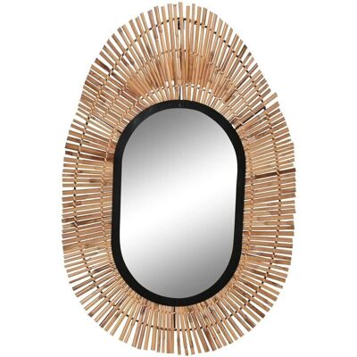 Fijalo Modell Rattan Spiegel - 63x1,5x92cm - Spiegel Fijalo Modell Rattan Spiegel - 63x1,5x92cm - Spiegel