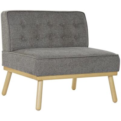 Fijalo Modelo MB192414 Sillón de Lino Gris Oscuro Fijalo Modelo MB192414 Sillón de Lino Gris Oscuro