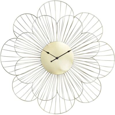 Fijalo RE196459 - Orologio da Parete - Metallo, Dorato, 57x4x57 cm Fijalo RE196459 - Orologio da Parete - Metallo, Dorato, 57x4x57 cm