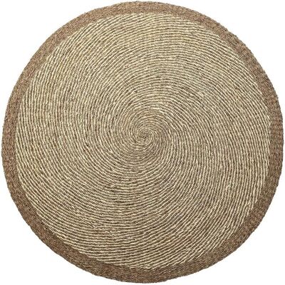 Fijalo - Seagrass Fibra Maiz Teppich - 150x1x150 - Beige Fijalo - Seagrass Fibra Maiz Teppich - 150x1x150 - Beige