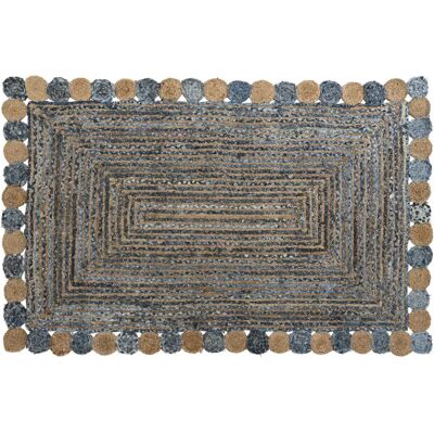 Fijalo Tappeto Cotone Juta - 120x180x1 - 2100 GSM Fijalo Tappeto Cotone Juta - 120x180x1 - 2100 GSM