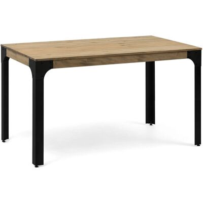 TODOCONTENEDOR - Boston - Madera y acero - Mesa de comedor TODOCONTENEDOR - Boston - Madera y acero - Mesa de comedor