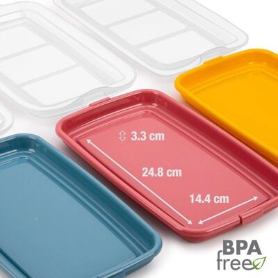 IBILI - Deli New - 6-pack - Contenedores de almacenamiento IBILI - Deli New - 6-pack - Contenedores de almacenamiento