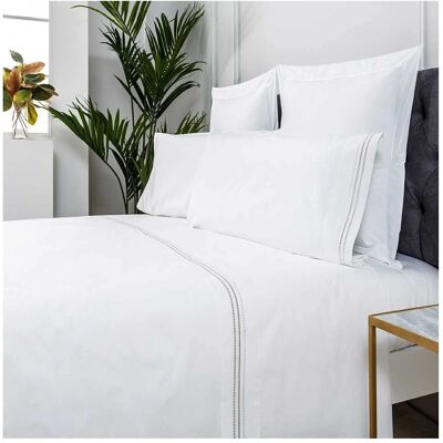 COTTON ARTEAN Conjunto de Roupa de Cama Branco COTTON ARTEAN Conjunto de Roupa de Cama Branco
