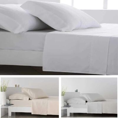 Cotton artean - Conjunto de Roupa de Cama em Algodão Egípcio Satinado 400 Fios - Branco Cotton artean - Conjunto de Roupa de Cama em Algodão Egípcio Satinado 400 Fios - Branco