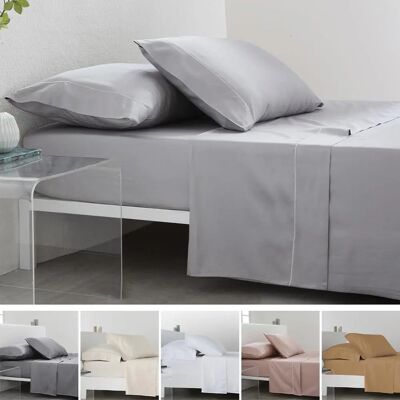 Conjunto de lençóis de cetim de algodão egípcio - Cotton Artean 300 fios Conjunto de lençóis de cetim de algodão egípcio - Cotton Artean 300 fios