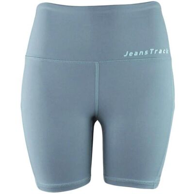 JeansTrack Margo Shorts - Elastische Taille - Blauw JeansTrack Margo Shorts - Elastische Taille - Blauw