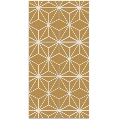 Panorama - Líneas Estrellas - Moutarde - 60x200cm - Vinyl Rug - Publicité Panorama - Líneas Estrellas - Moutarde - 60x200cm - Vinyl Rug - Publicité