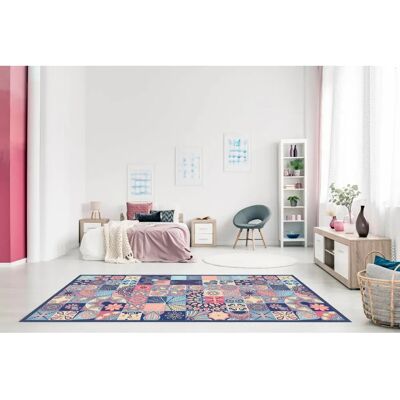 Tapis Vinyle Rose HOME & LIVING - 80x150 cm - Tapis - Publicité Tapis Vinyle Rose HOME & LIVING - 80x150 cm - Tapis - Publicité