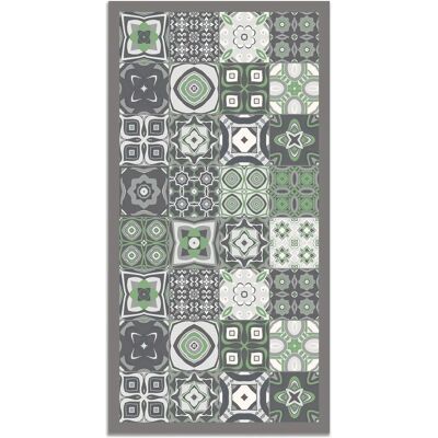 Panorama - Tapis Vinyle - Vert - 80x300cm - Publicité Panorama - Tapis Vinyle - Vert - 80x300cm - Publicité
