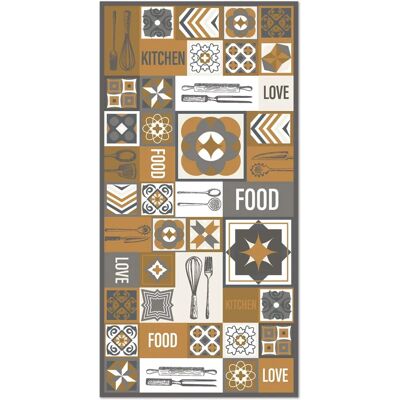 Marque Modèle Tapis Orange - Intérieur/Extérieur Vinyl - Publicité Marque Modèle Tapis Orange - Intérieur/Extérieur Vinyl - Publicité