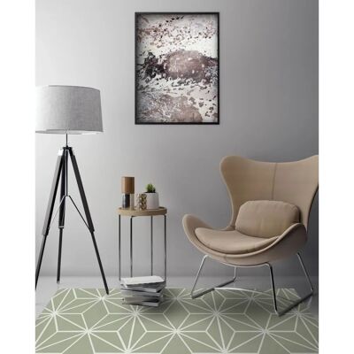 Panorama Tapis Vinyl Vert 120x170cm Lignes Étoiles - Publicité Panorama Tapis Vinyl Vert 120x170cm Lignes Étoiles - Publicité