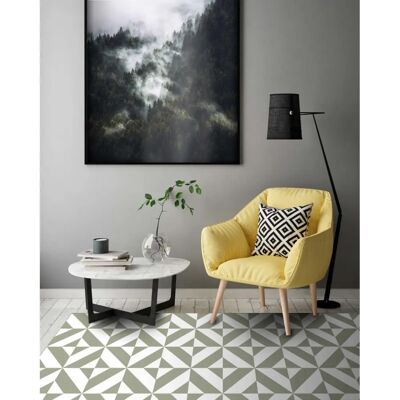 Panorama - Geometría - Verde - 80x300cm - Vinyl Carpet Panorama - Geometría - Verde - 80x300cm - Vinyl Carpet