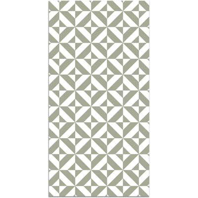 HOME & LIVING Tapis Vinyle Vert - Design Géométrique - Tapis - Publicité HOME & LIVING Tapis Vinyle Vert - Design Géométrique - Tapis - Publicité