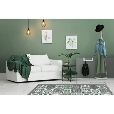 Panorama - Baldosa Hidráulica - Vert - Vinyl rug - Publicité Panorama - Baldosa Hidráulica - Vert - Vinyl rug - Publicité