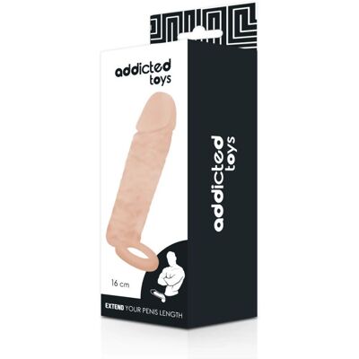 Addicted Toys Manchon pour Pénis 16cm - Extension & Amélioration - Publicité Addicted Toys Manchon pour Pénis 16cm - Extension & Amélioration - Publicité
