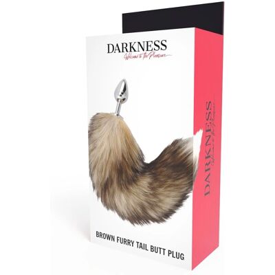 Tappo Anale Darkness - Coda Argento - Accessorio Fetish BDSM Tappo Anale Darkness - Coda Argento - Accessorio Fetish BDSM