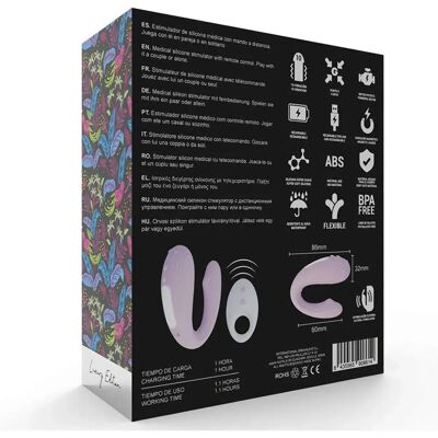 Mia Rin Paarse Afstandsbediening Vibrator - 9 cm - Speeltjes Mia Rin Paarse Afstandsbediening Vibrator - 9 cm - Speeltjes