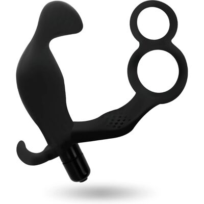 Vibratore Anale con Anello e Fascia - Addicted Toys Vibratore Anale con Anello e Fascia - Addicted Toys