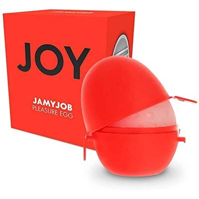 Jamyjob Œuf Masturbateur Rouge - Œuf de Plaisir Discret - Masturbateur Œuf Jamyjob Œuf Masturbateur Rouge - Œuf de Plaisir Discret - Masturbateur Œuf