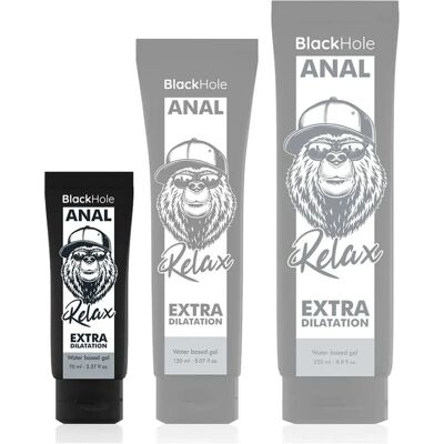 Gel de base aquosa Black Hole Dilatação Anal - Lubrificante Gel de base aquosa Black Hole Dilatação Anal - Lubrificante
