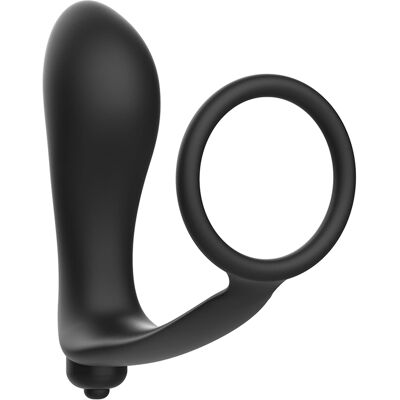 Addicted Toys Plug Anale Vibrante con Anello del Pene - Plug Anale con Anello Addicted Toys Plug Anale Vibrante con Anello del Pene - Plug Anale con Anello