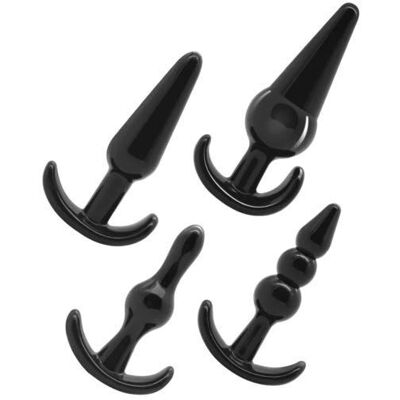 Addicted Toys Ensemble de 4 plugs anaux - Jouets Sexuels - Publicité Addicted Toys Ensemble de 4 plugs anaux - Jouets Sexuels - Publicité