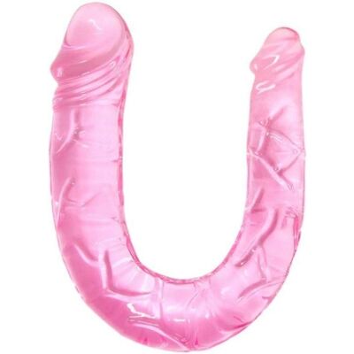 VPMKP Double Dildo - Rose - Dildo à 2 Extrémités pour Femmes - Type de Dildo VPMKP Double Dildo - Rose - Dildo à 2 Extrémités pour Femmes - Type de Dildo